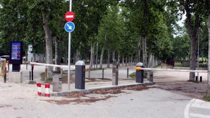 Imatge de les barreres instal·lades per l&#039;Ajuntament.