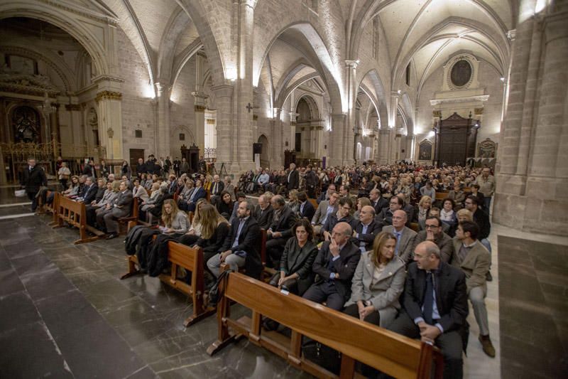 Misa celebrada en la Catedral de València en el primer aniversario de la muerte de la exalcaldesa