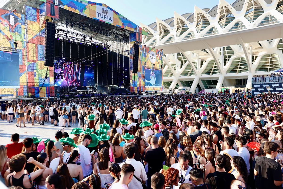 El BigSound, celebrándose en la Ciutat de les Arts i les Ciències.