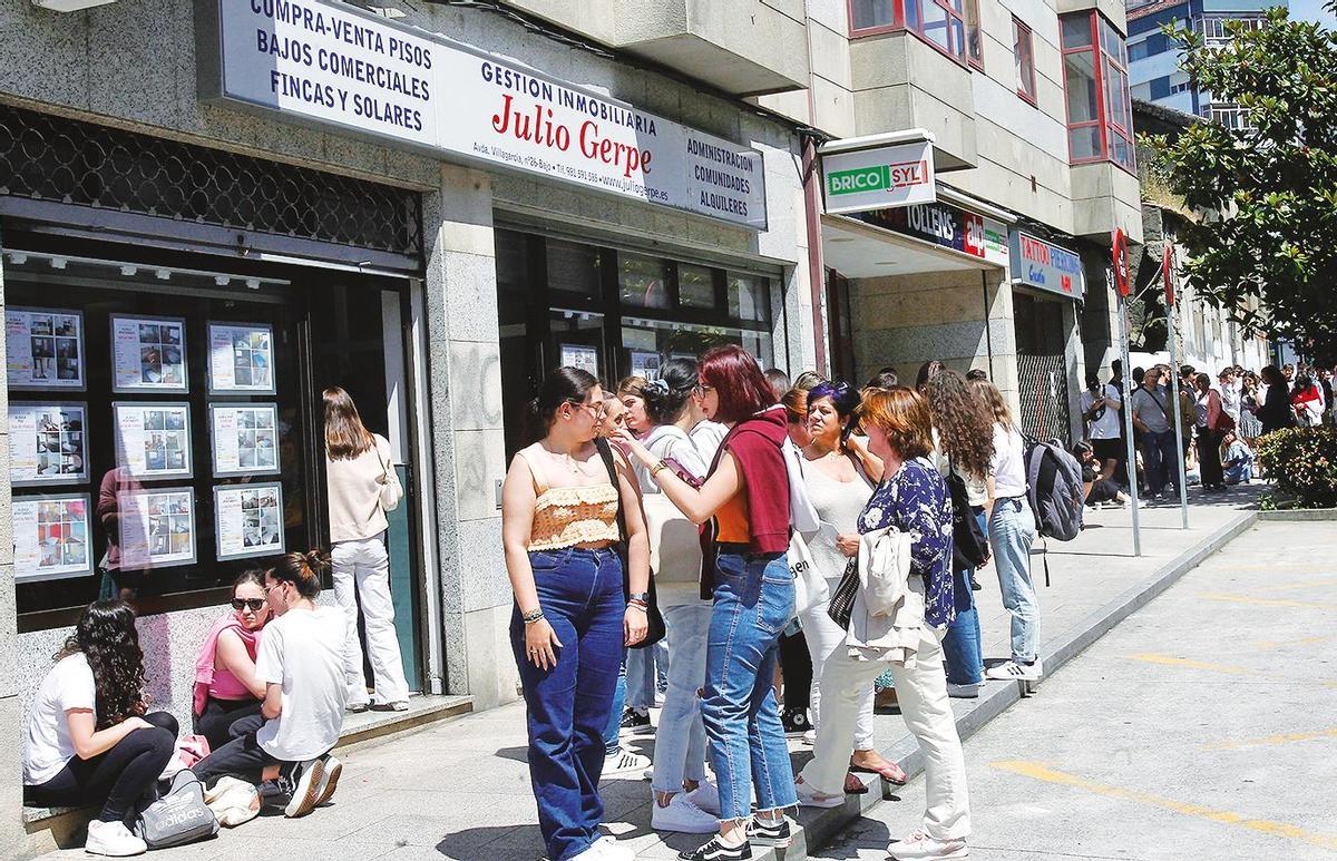 Los precios siguen una tendencia al alza en el arrendamiento, los de menos de 600 euros cada vez son menos. Foto: Fernando Blanco