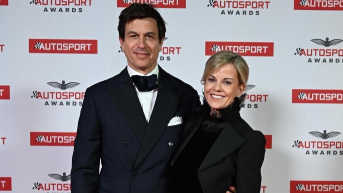 Toto y Susie Wolff, la pasada semana en la gala de Autosport