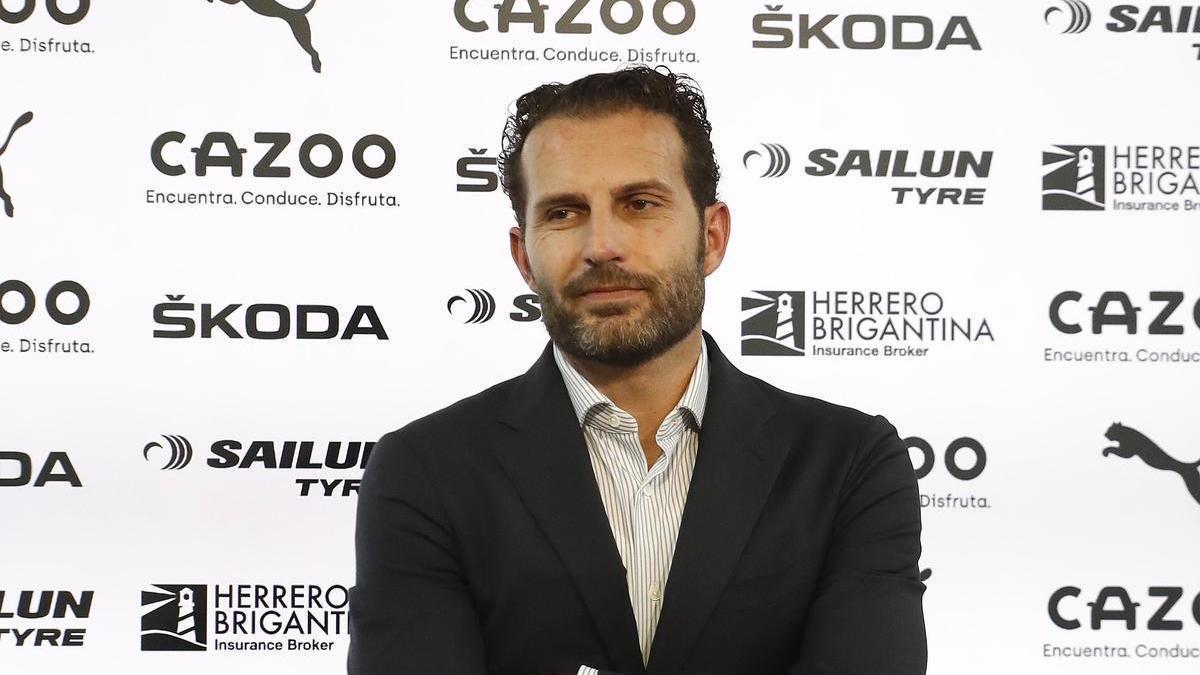 Rueda de prensa pressentacion de Ruben Baraja como nuevo entrenador del VCF