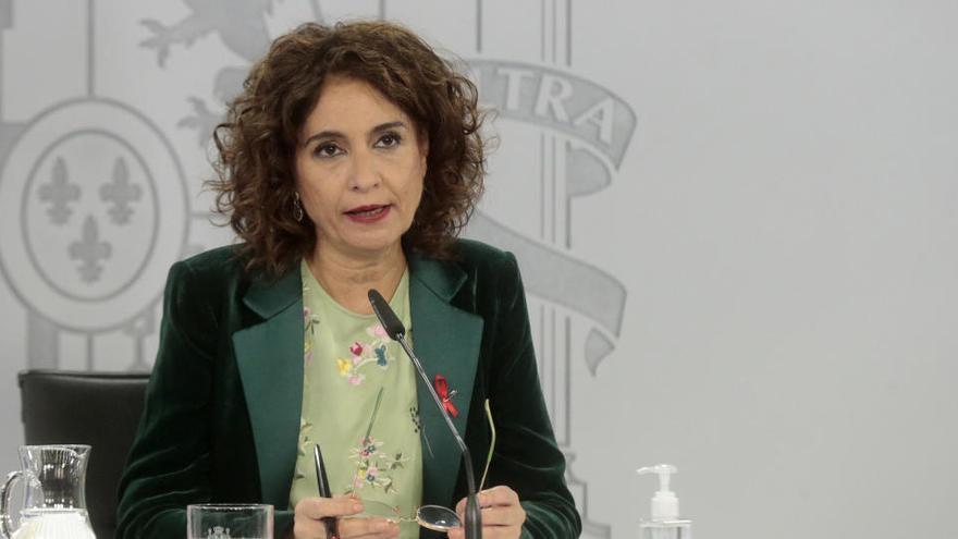 La portaveu del govern espanyol i ministra d&#039;Hisenda, María Jesús Montero