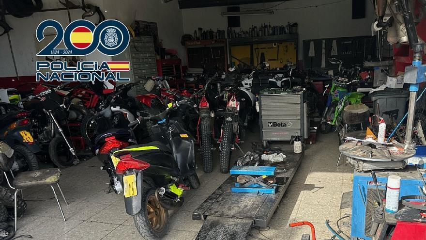 Seis detenidos por robar motocicletas para su posterior venta
