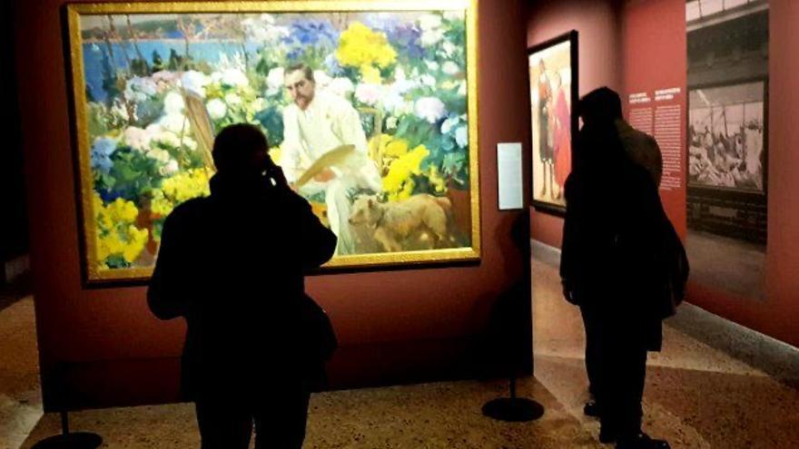 Imagen de la exposición de Sorolla en Milán.