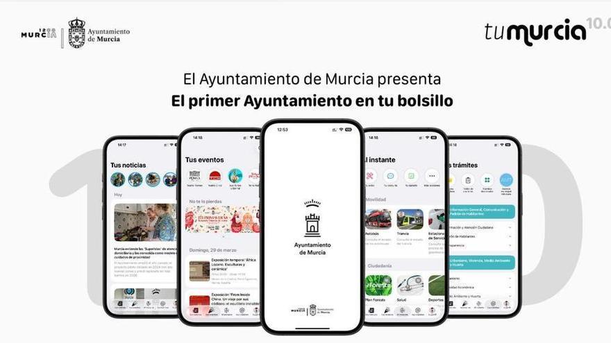 La aplicación Tu Murcia optimiza su ‘sede electrónica’