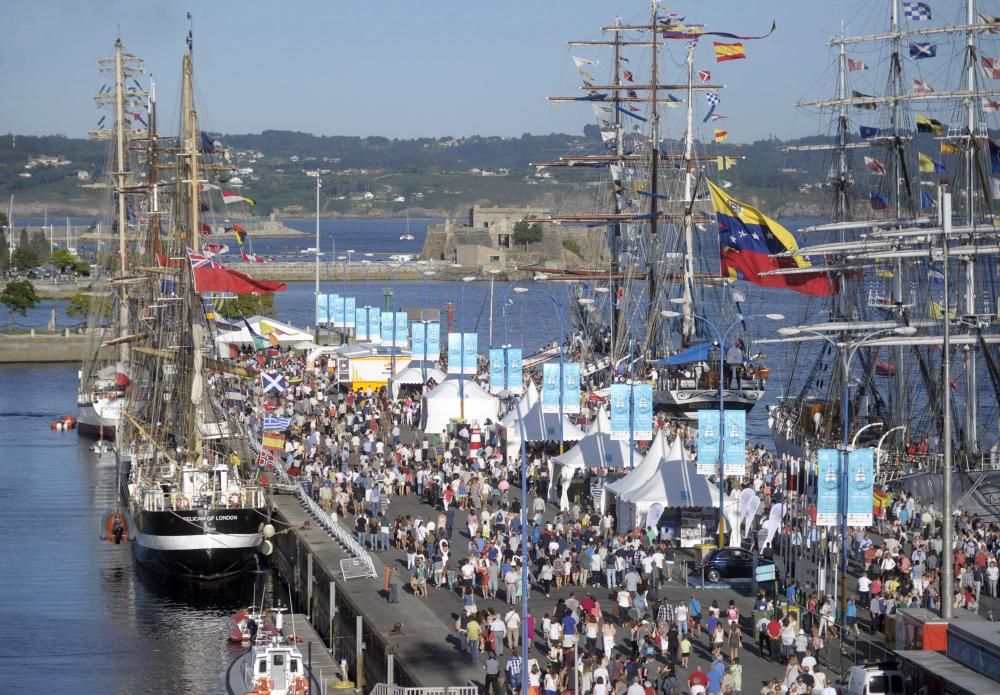 A Coruña, puerto final de la Tall Ships Races 2016