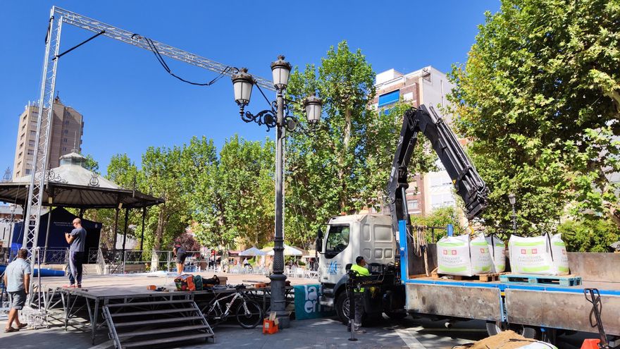 Todo preparado para vivir la Noche en Blanco en Badajoz