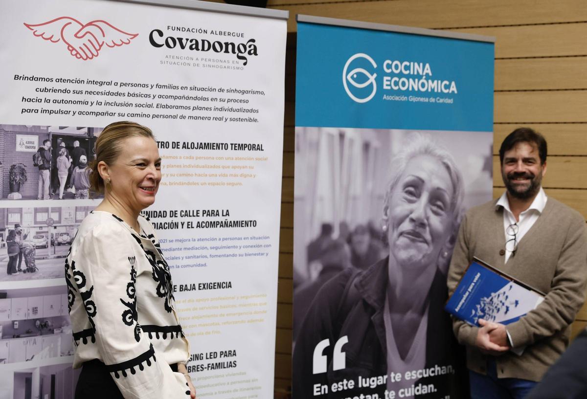 La jornada sobre sinhogarismo en Gijón, en imágenes