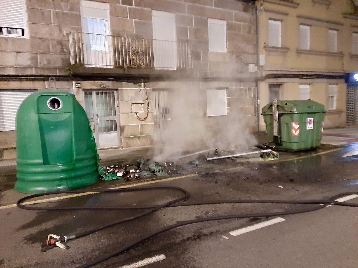 Resultado del incendio en Juan Bautista Andrade