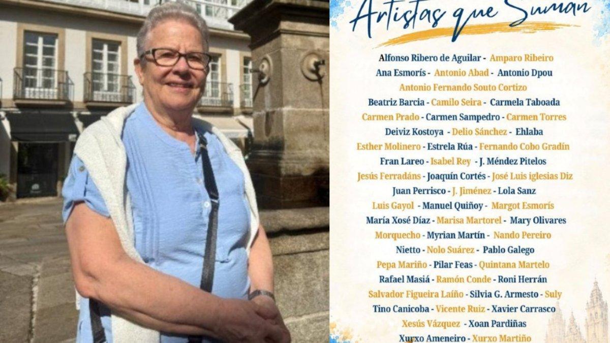 El mundo del arte se vuelca en Santiago con una exposición solidaria a favor de la Cocina Económica