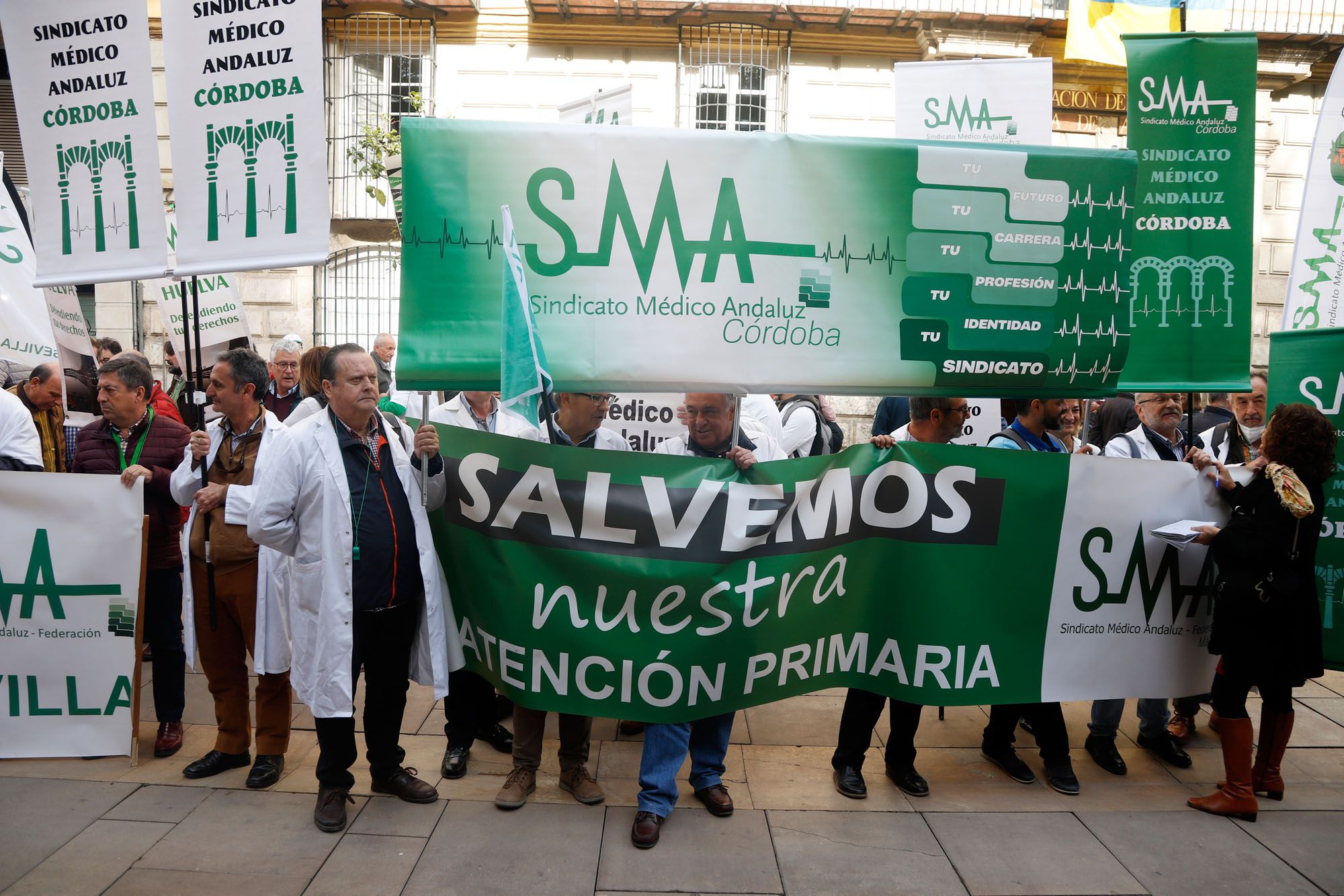 Protesta en defensa de la Atención Primaria en la sanidad pública