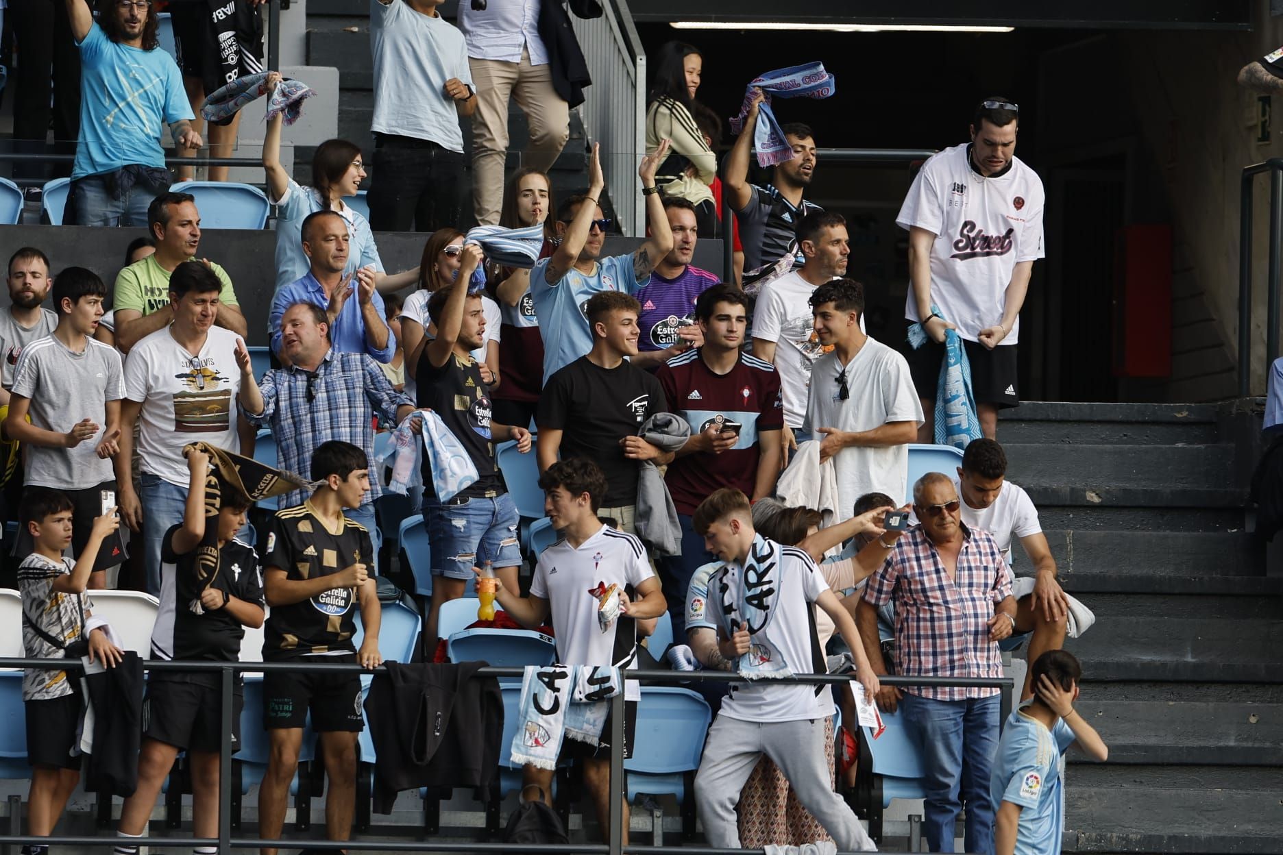 El Celta-Girona, en imágenes