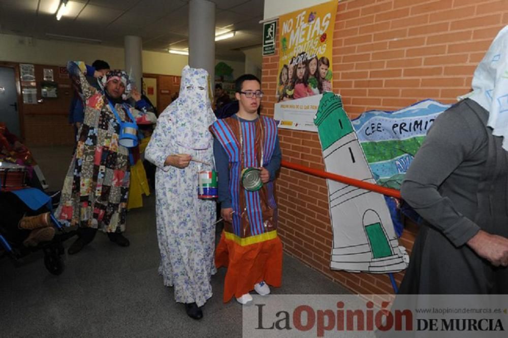 Los tambores de Moratalla llegan al colegio Primitiva López