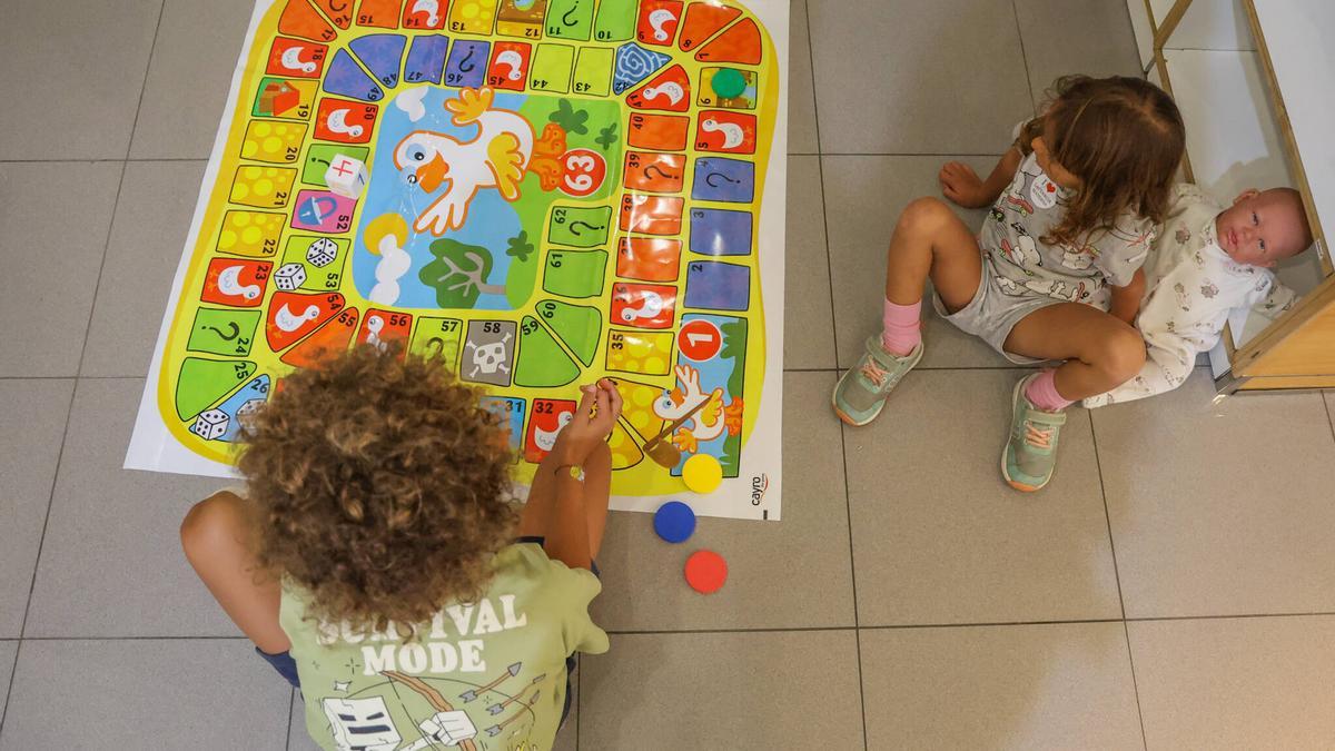 Los niños también participaron en las dinámicas del programa.