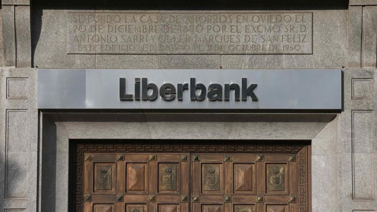 Una sucursal de Liberbank en Oviedo.