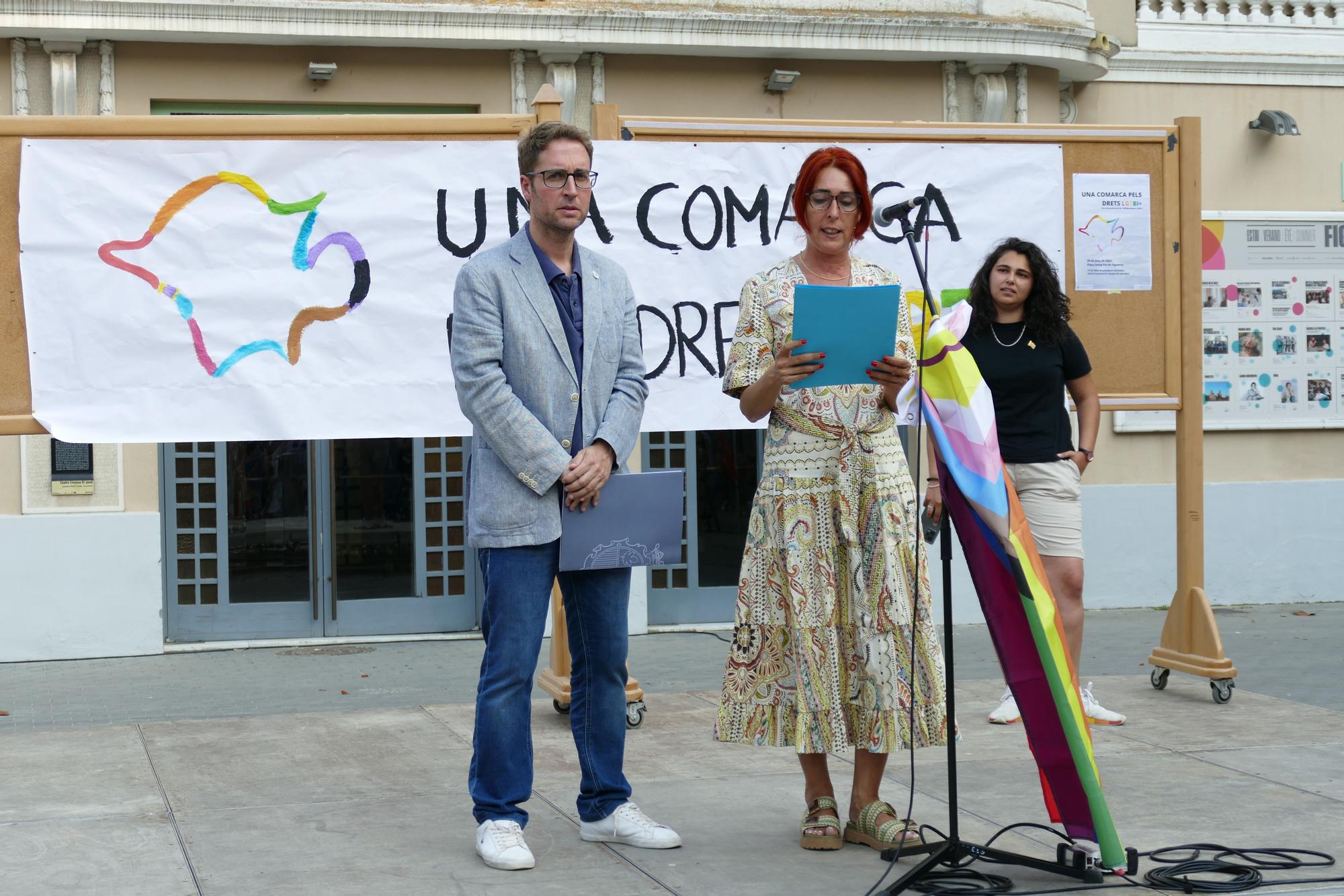 Figueres celebra la Diada Internacional de l'Alliberament Sexual i de Gènere a la plaça Josep Pla