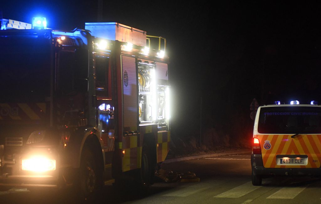 Las imágenes del incendio forestal en El Valle, junto a La Fuensanta