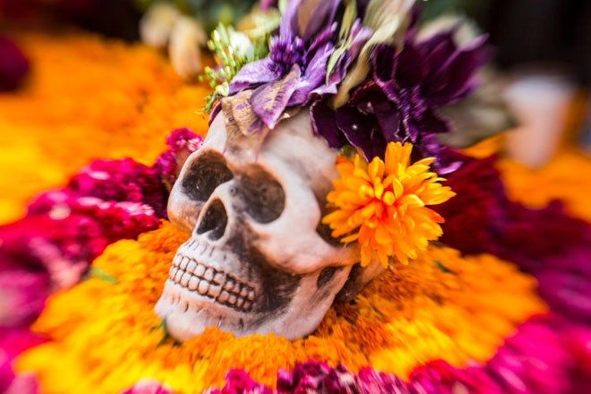 Todo México se viste con colores brillantes el Día de los Muertos.