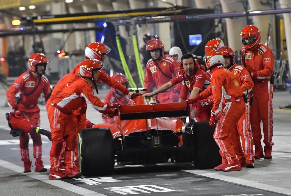 Atropello de Raikkonen a un mecánico en Baréin