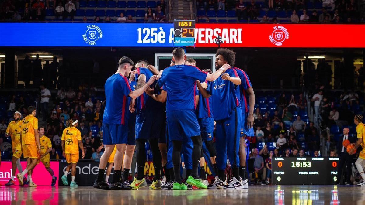 El Barça llegará al Carpena con una plantilla muy justa de efectivos.