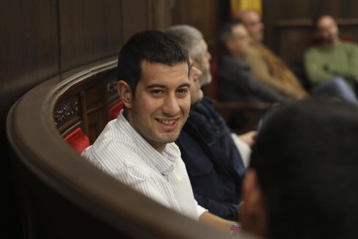 Eduardo Márquez en el pleno de Sagunt.