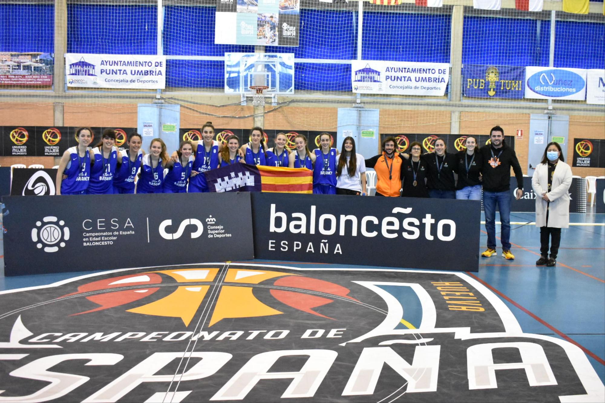 Baleares obtiene grandes resultados en los Campeonatos de España de baloncesto