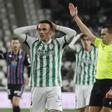 Pérez Hernández, en el Córdoba CF-Valladolid, último duelo en el que se cruzó con los blanquiverdes.