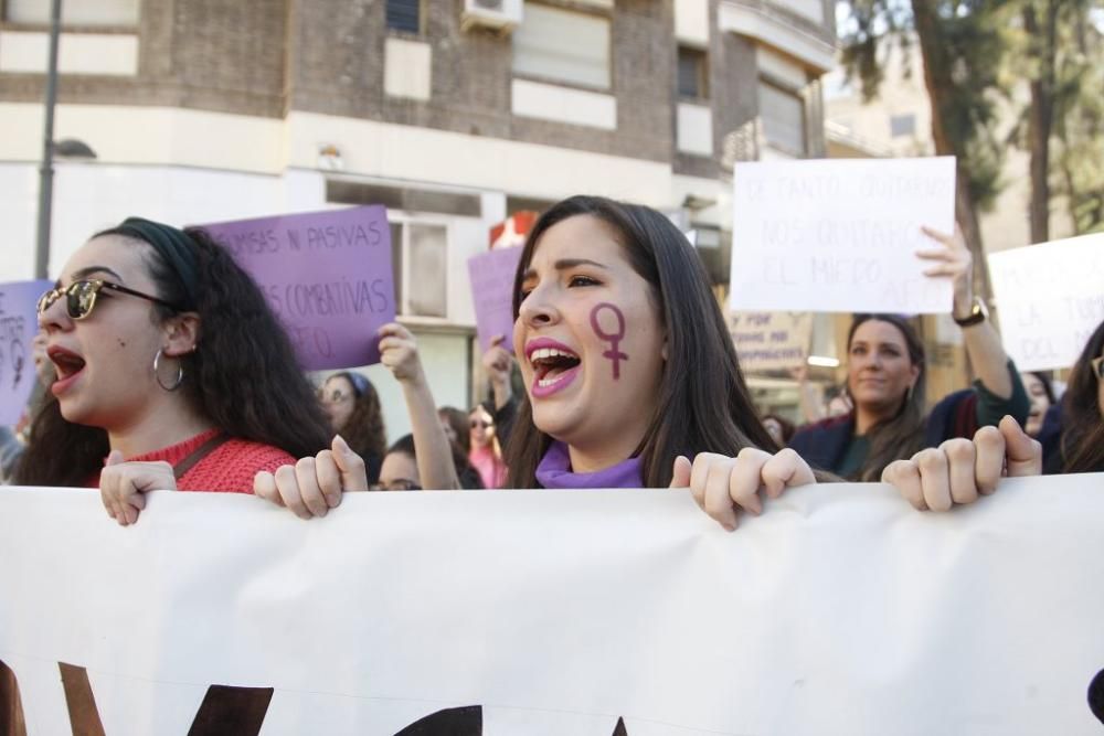 Manifestación en Murcia por el día contra la violencia de género