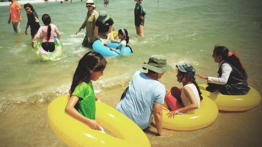 El sueño de ver el mar para los niños palestinos