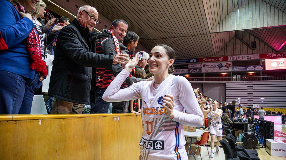 Carolina Guerrero durant la temporada passada a Fontajau