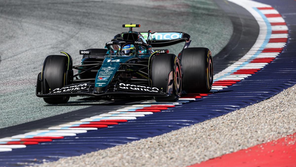 Fernando Alonso, en el GP de Austria.