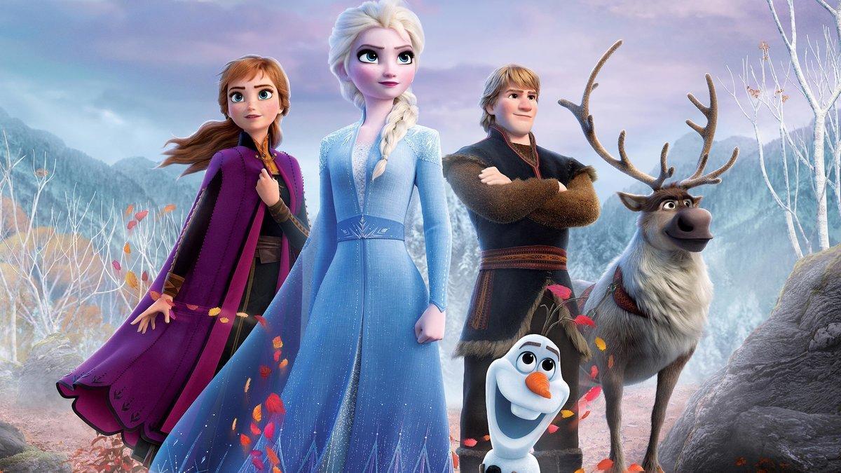 Una imagen promocional de 'Frozen II', con la princesa Elsa en primer plano