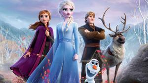 Una imagen promocional de ’Frozen II’, con la princesa Elsa en primer plano