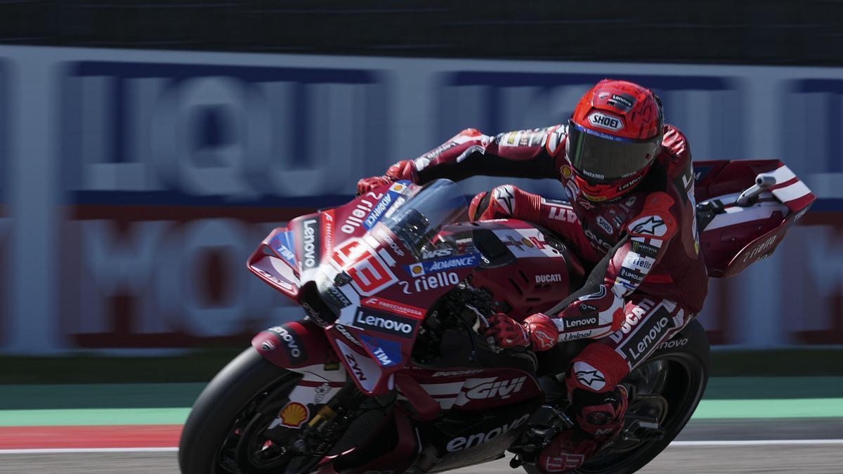 Marc Márquez, en Sachsenring