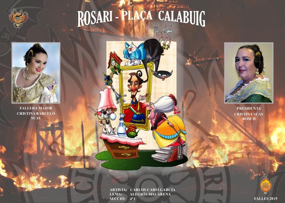 Conoce todos los proyectos de Fallas 2019 en el Marítimo