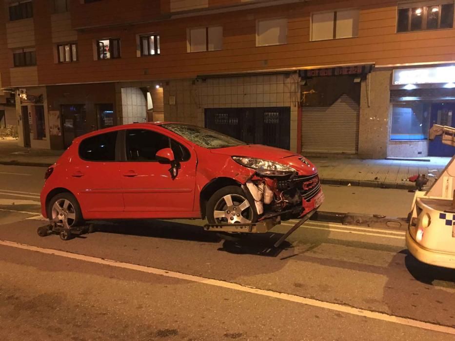 Atropello de una mujer en Avilés