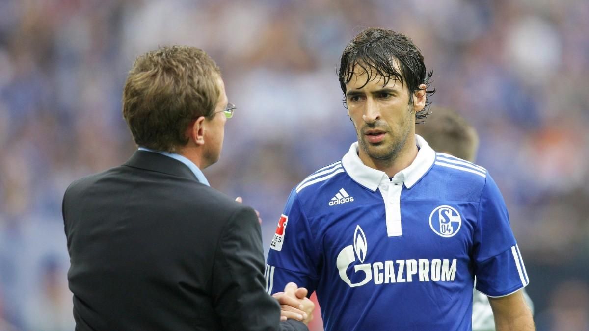 Con Raul en el Shalke