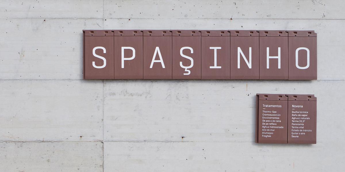 Señalización del centro Spasinho.