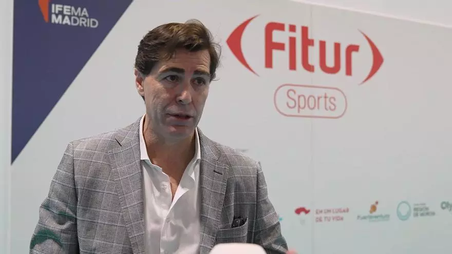 Raúl Chapado, presidente de la Real Federación Española de Atletismo, participa en FITUR Sports