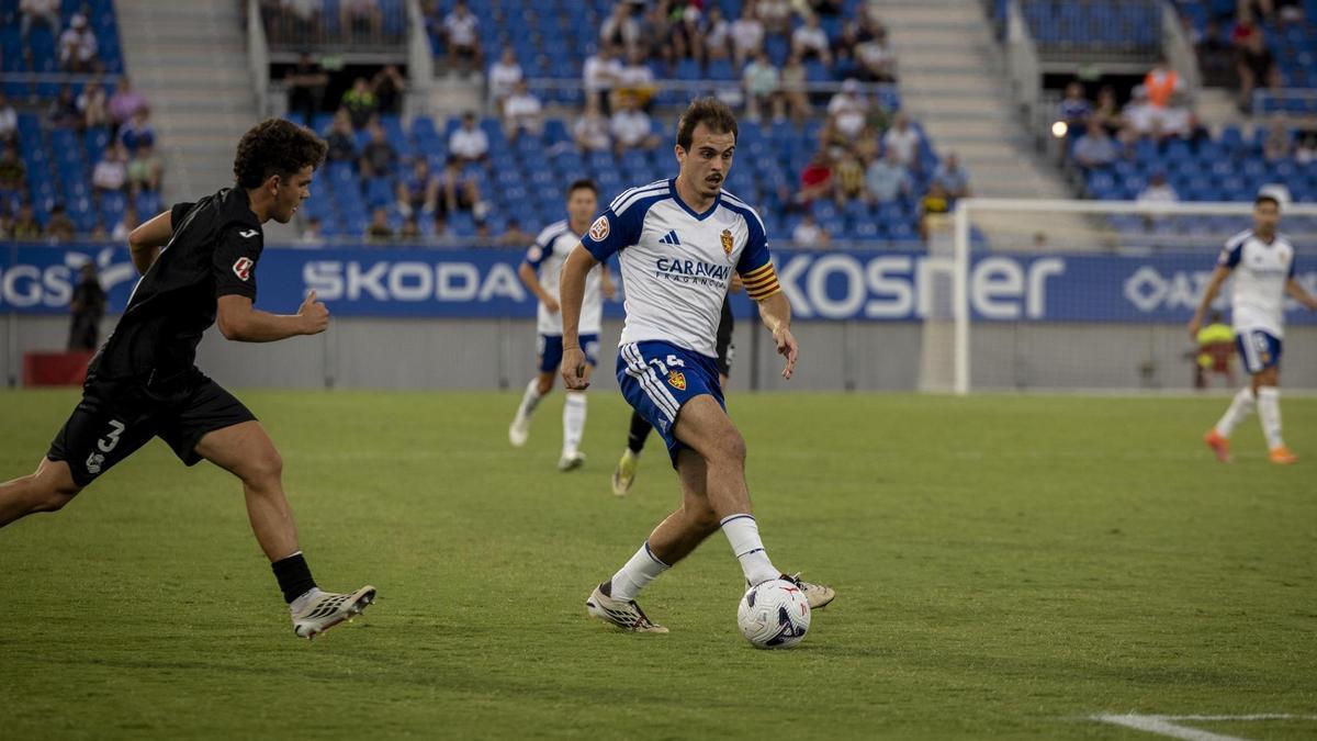 Francho Serrano, en el Trofeo Carlos Lapetra el pasado sábado.