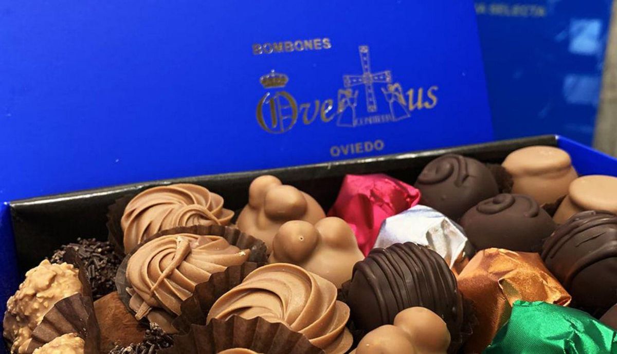 Bombones de la confitería