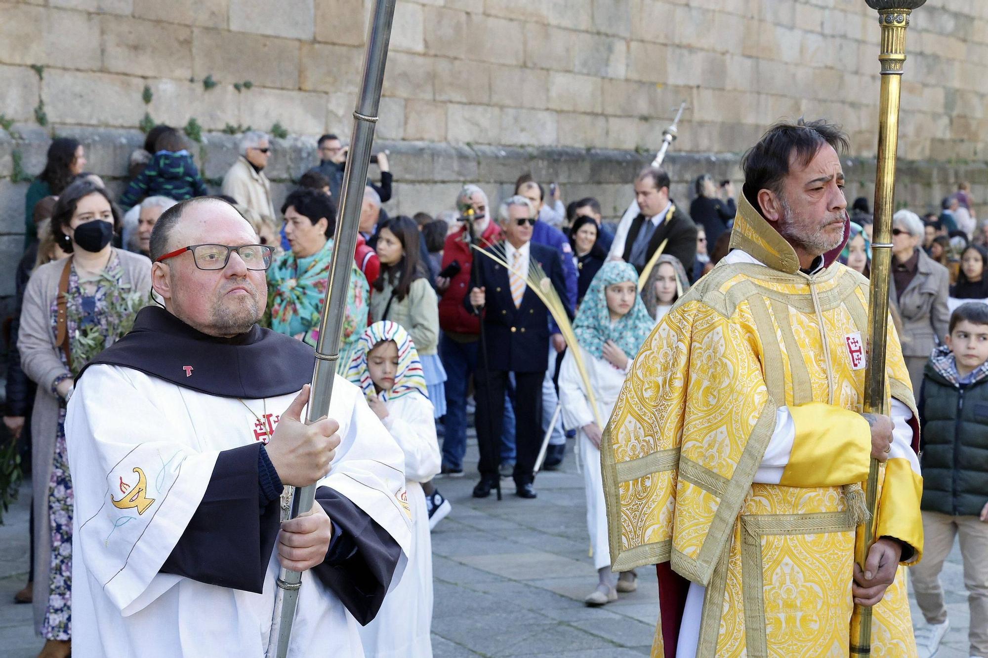 Procesión de la Borriquita y bendición de palmas en el Domingo de Ramos