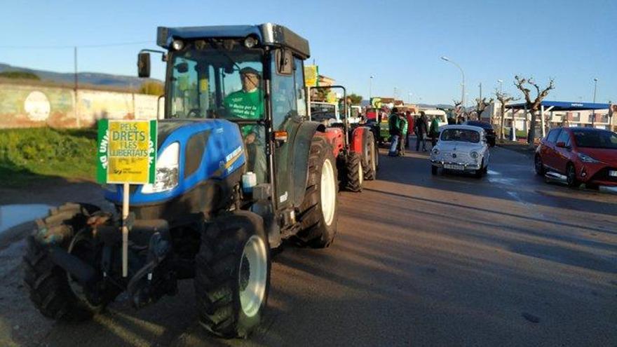 Les tractorades es fan a les presons catalanes on hi ha els polítics.