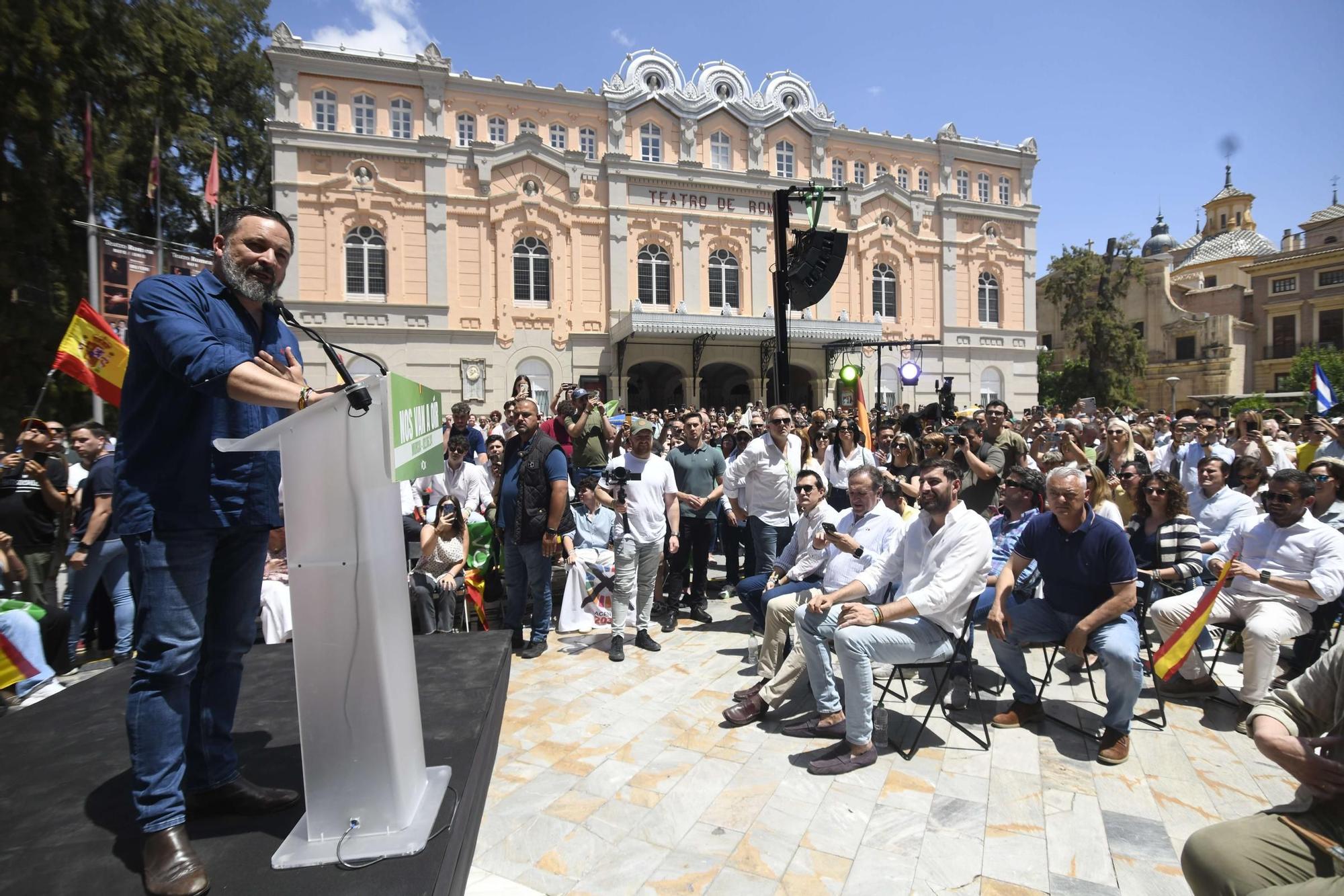 Acto de Santiago Abascal y Jorge Buxadé en Murcia