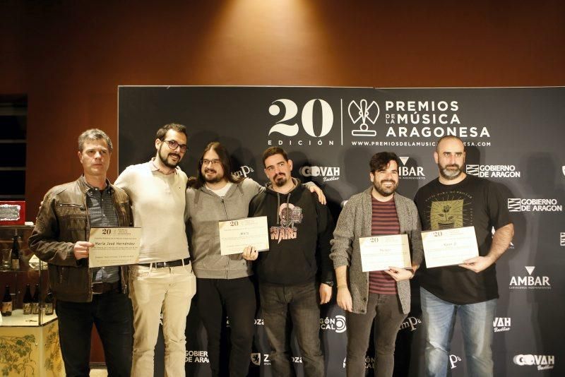 Nominados a los Premios de la Música Aragonesa