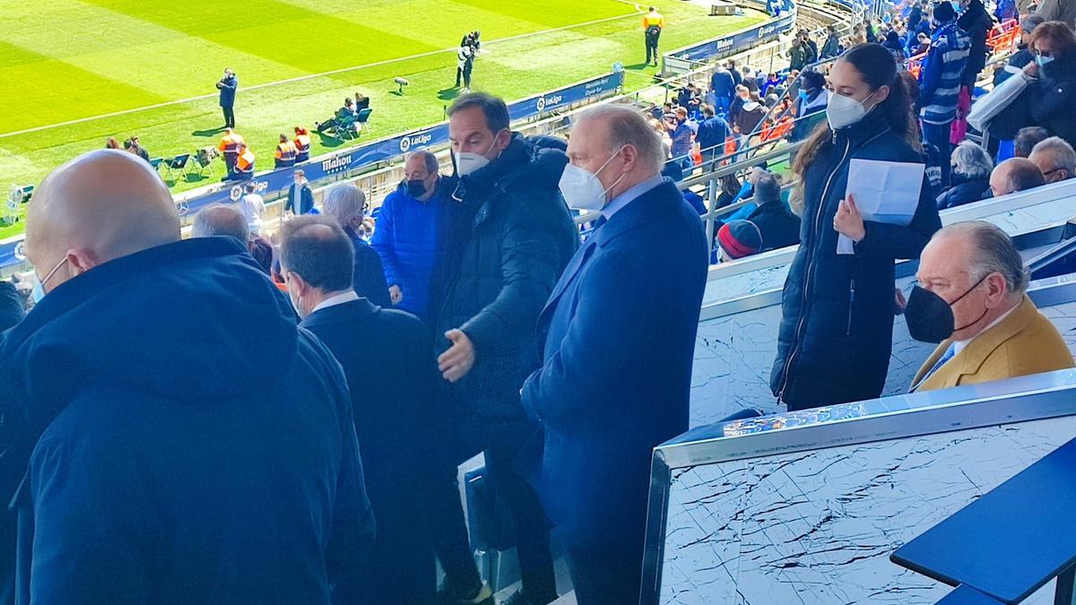 El presidente Andy Kohlberg, en el palco del Coliseum Alfonso Pérez.