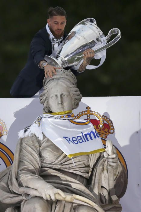 EL REAL MADRID CELEBRA LA UNDÉCIMA EN CIBELES