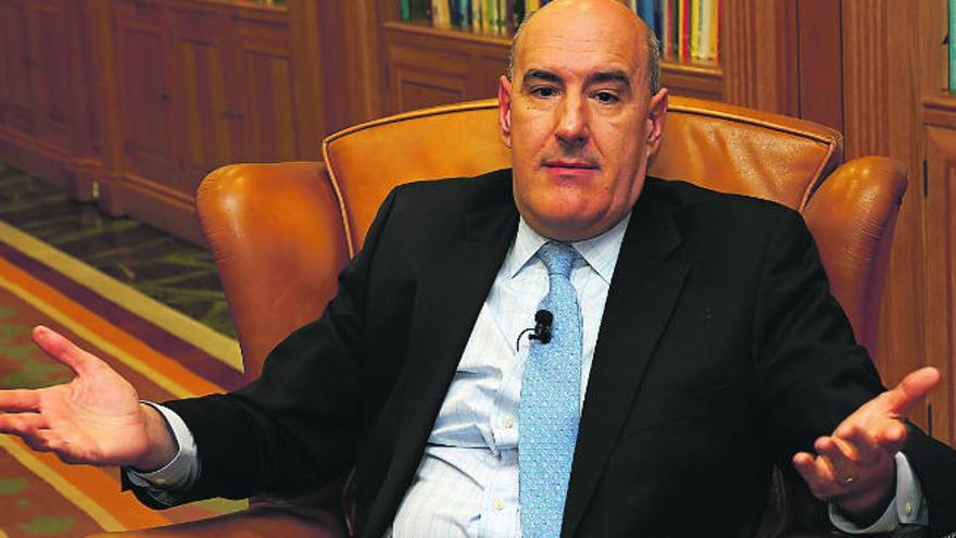 El sociólogo y economista Mauro Guillén durante la entrevista.