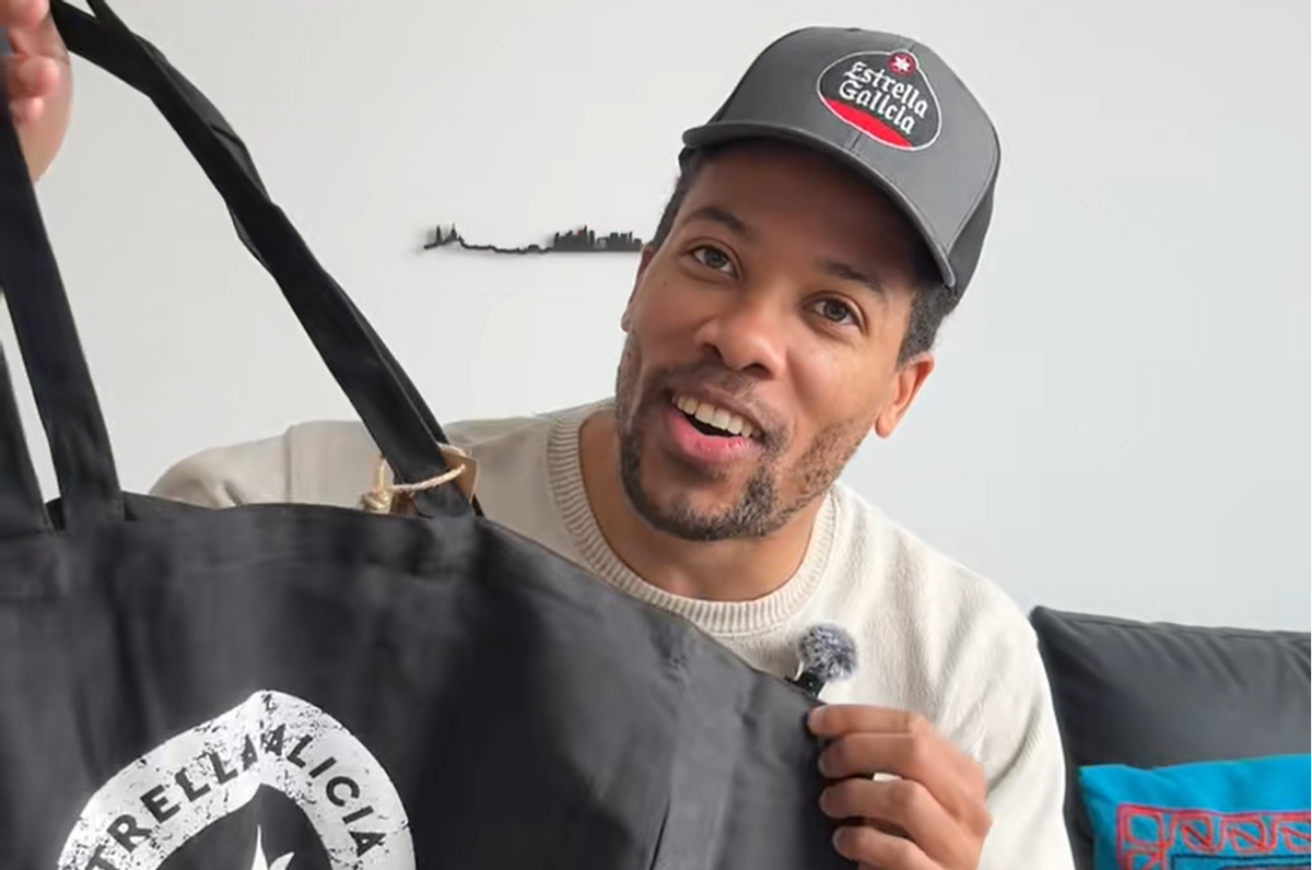 Marcus Cousin, el tiktoker neoyorquino que adora Estrella Galicia.